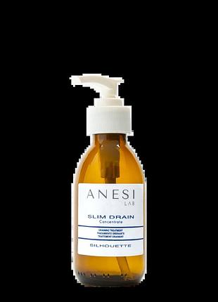 Дренаж і детокс освіжаючий крем-гель anesi lab silhouette slim dren body 150 мл