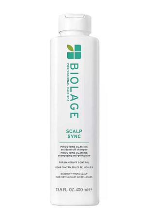 Шампунь matrix biolage для схильної до лупи шкіри голови та волосся scalpsync anti-dandruff shampoo 400 мл
