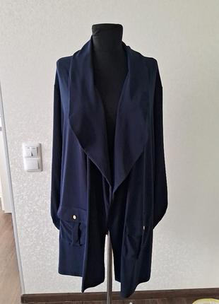 Новая накидка nina leonard, р.56-58/ темно-синяя