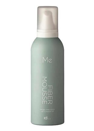 Волоконный мусс idhair для объема при укладке феном me fiber mousse 200 мл