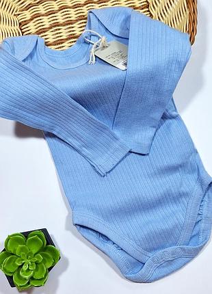 Боди с длинным рукавом 62-68 74-80