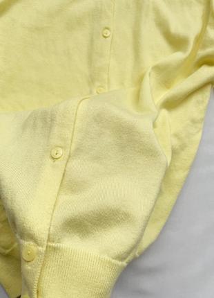 Кофта, кардиган, джемпер, пуловер, желтый, uniqlo5 фото