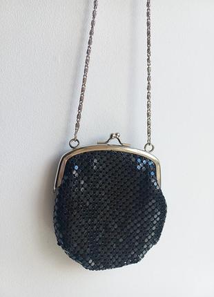 Мини сумка через плечо в пайетки 3