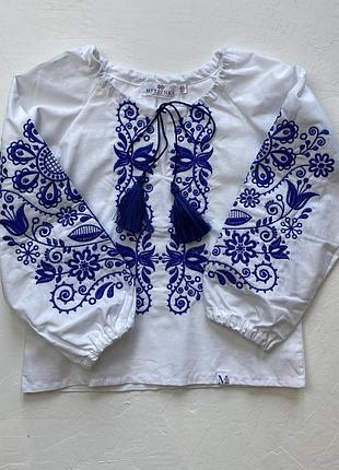 Вышиванка детская для девочки р.122