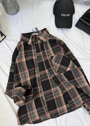 Трендова сорочка в клітинку