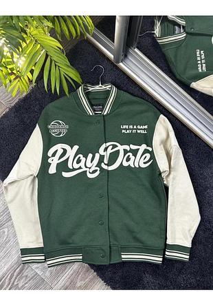 Бомбер, на осінь, оверсайз, стильний