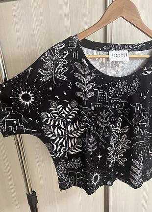 Футболка французького бренду claudie pierlot з органічної бавовни, розмір l 8