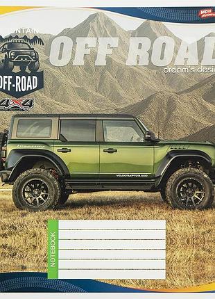 Тетрадь цветная 18 листов, линия