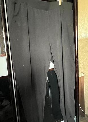 Штани спортивні котонові батал