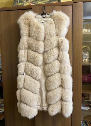 Жилетка з натурального хутра