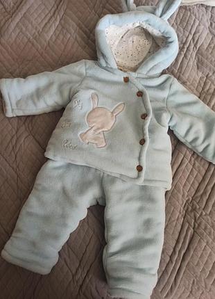 Теплий костюм на хлопчика ріст 74