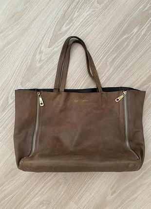 Шкіряна сумка тоут celine