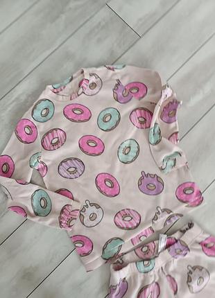 Домашняя женская пижама костюм, размер с