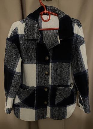 Рубашка теплая shein p 134 см 9 лет