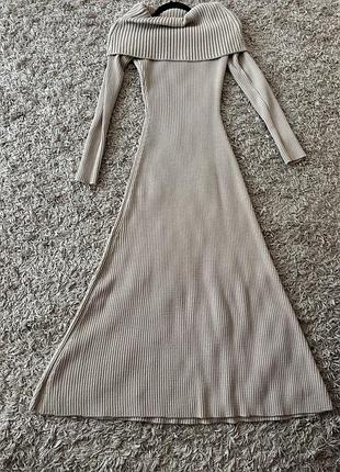 Осіння сукня, приталена, з коліном, коричневий колір, one size, силуетна