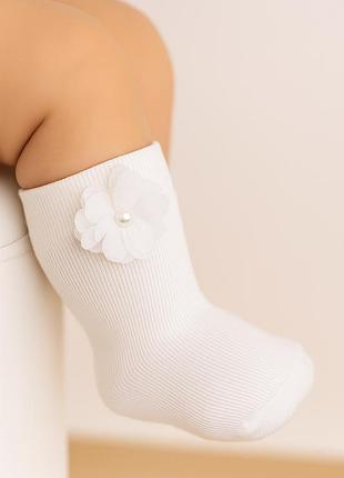 Набір шкарпетки і пов'язка на голову для дівчинки 0-6 місяців нарядне набор носки и повязка для девочки