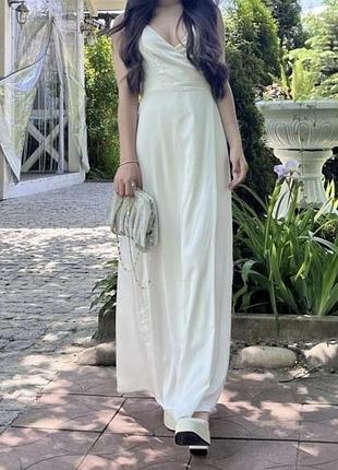Білосніжна сукня максі gepur