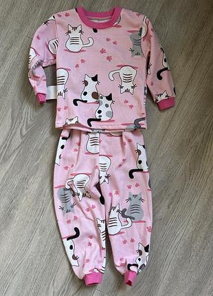 Утеплена піжама для дівчинки