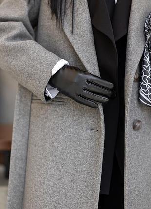 Пальто жіноче довге оверсайз, демісезонне, однотонне, сіре