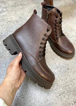 Новинка! черевики dan натуральна шкіра або замш 36-41 зима демі