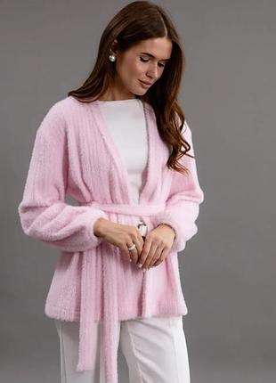 Кардиган короткий з поясом