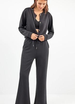 Женский спортивный костюм бомбер и штаны