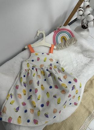 Коассное платьице zara, платье на бретельках, сарафан, сукня