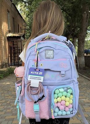 Рюкзак kite education teens hk25-2587m hello kitty