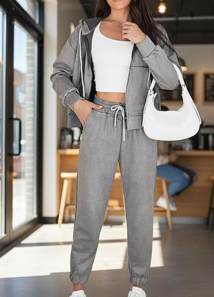 Костюм жіночий спортивний замша на дайвінзі