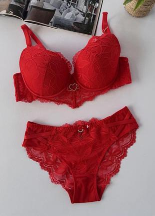 Красивый кружевной комплект белья💥
