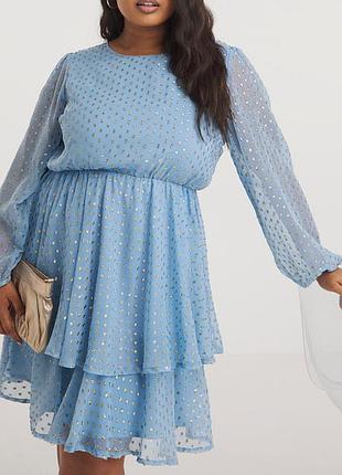 Мини платье батал, большой размер