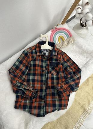 Стильная бакйковая рубашка в клетку dudes, рубашка