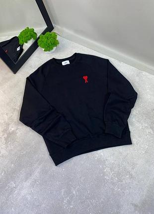 🎉свитшот ami черного цвета