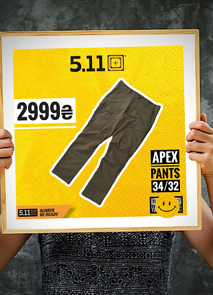 Tactical 5.11 apex pants штаны тактические 34/32