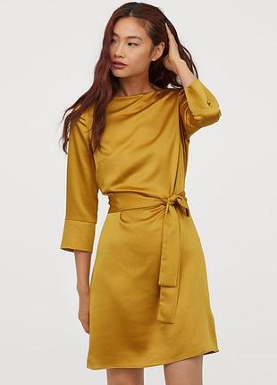 Атласна сукня h&m