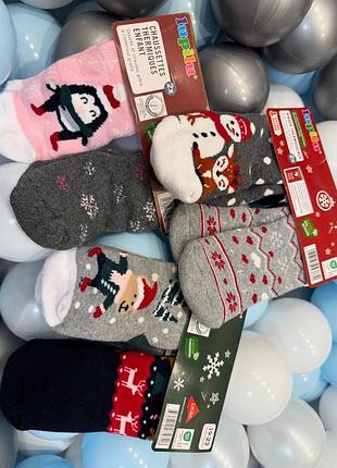 Дитячі зимові термо шкарпетки від 19 до 24 місяців