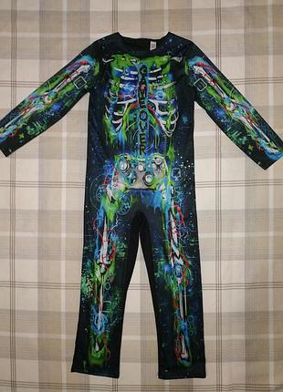 Костюм скелета game over 10-11 лет