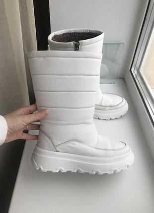 Зимові чобітки натур шкіра 37-23,5 см