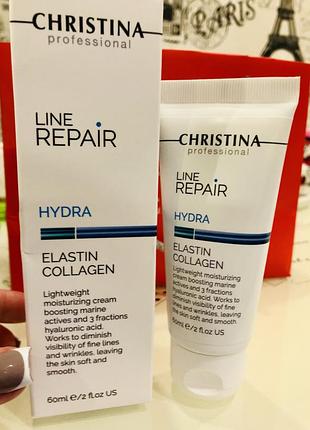 Крем увлажняющий line repear hydra elastin collagen christina