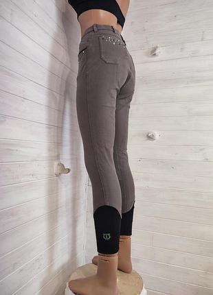 Бриджи для верховой ездыtagg с замшевой коленной ллей