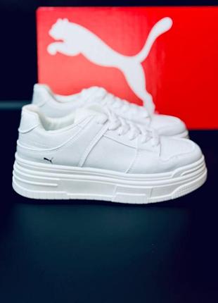 Акция белые кроссовки puma / осенние женские кроссовки пума