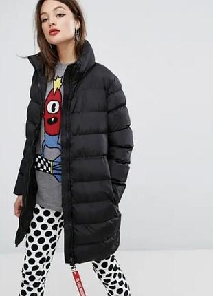 Новый пуховик love moschino оригинал пальто куртка москино