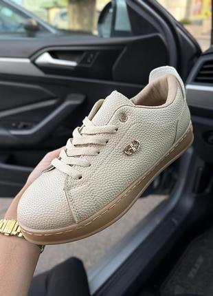 Кеди класика туфлі бежеві осінь