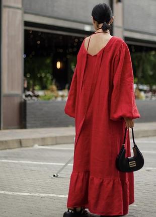 Льняна сукня