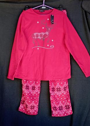 Костюм женский флисовый, домашний теплый, l