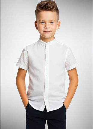 Next сорочка з коротким рукавом комір стійка