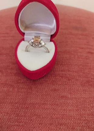 Колечко бижутерия,маленький размер с камнями