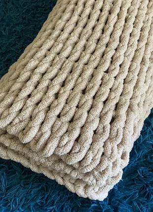 Плед дитячий плюшевий ручної роботи гіпоалергенний