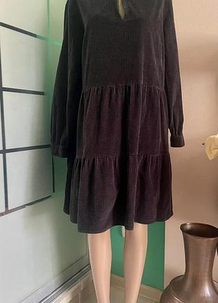 Чорна сукня туніка вельветова marc o’polo вельвет