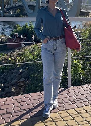 Круті джинси в олдскульному стилі 1991 висока талія pull&bear